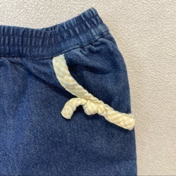 Dark Wash Denim Bermuda Shorts Size 12 Months - Picture 2 of 6